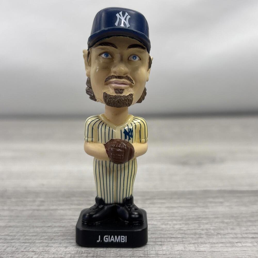 2002 - 3" Mini Bobblehead Baseball Player J. Giambi #25 Fotoball Fotoball MLB